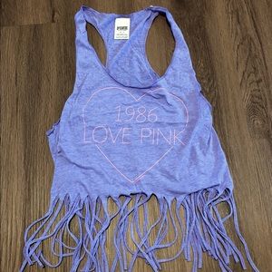 PINK fringe tank